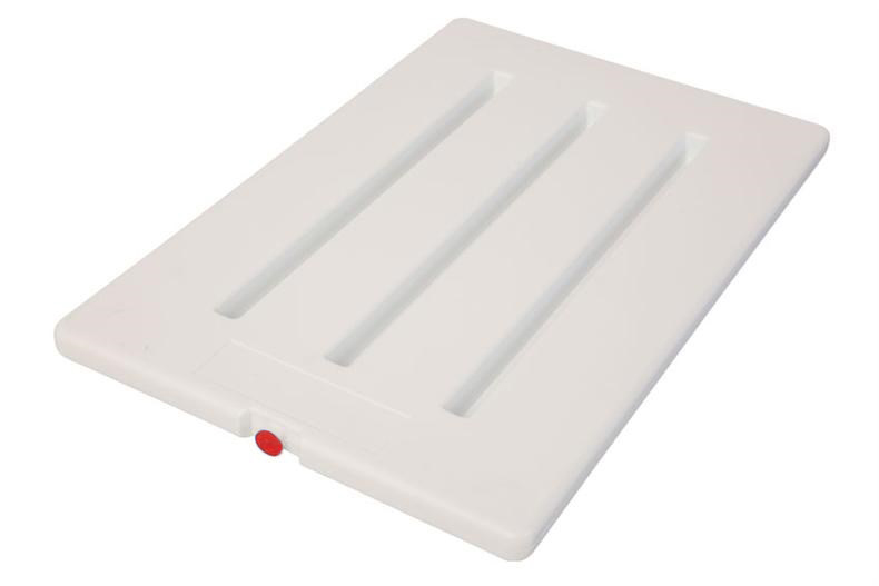 Plaque eutec. 60x40 -16°c -bouchon rouge - 600x400x28mm 