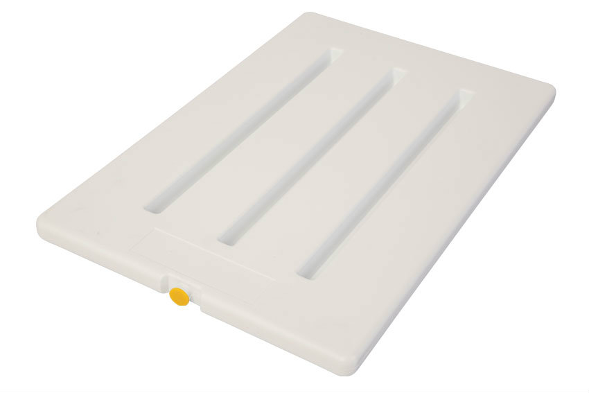 Plaque eutec. 60x40 -21°c -bouchon jaune - 600x400x28mm 