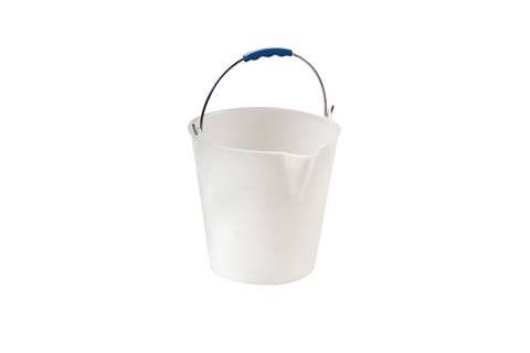 Eimer mit Tülle 12l - Ø290x290mm - verzinkter Bügel mit ergonomischem Griff