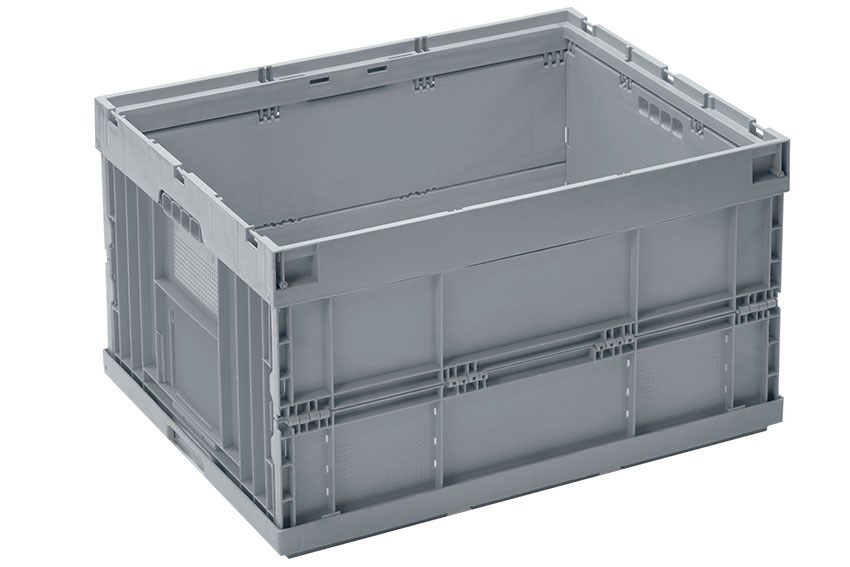 EN Faltbehälter Solid Line Industry Line 169L - 800x600x450mm - ohne Deckel - Geschlössen 