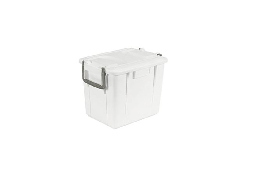 Bac de stockage pour aliments 20l - 280x380x300mm - couvercle inclus - fermé 