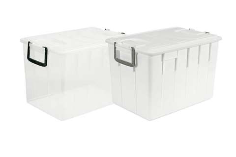 Lagerbehälter für Lebensmittel 60l - 380x580x378mm - Inklusive Deckel - geschlossen