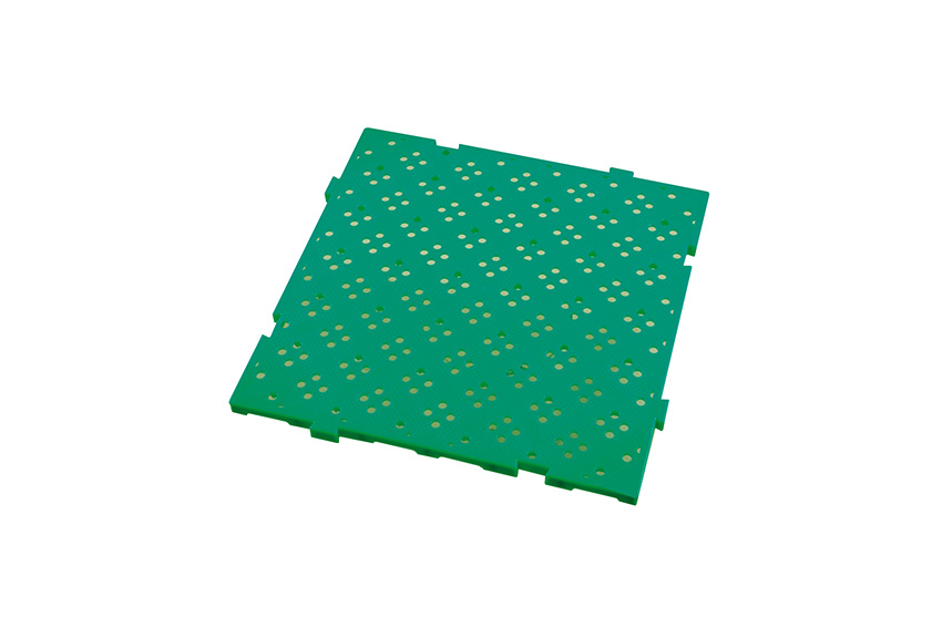 Anti-slip floor tile solid - 500x500x22mm 