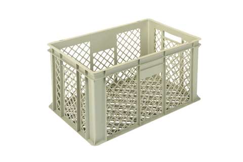EN Bac gerbable Gold 63l - 600x400x320mm - parois perforés et fond perforé renforcé
