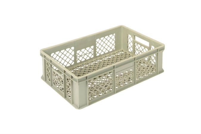 EN-Stapelbehälter Gold 33l - 600x400x170mm - Perforierte Wände und verstärkter perforierter Boden 