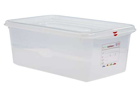 Gastronox 1/1 - 200mm Tiefe - 28l - mit Deckel und Clips