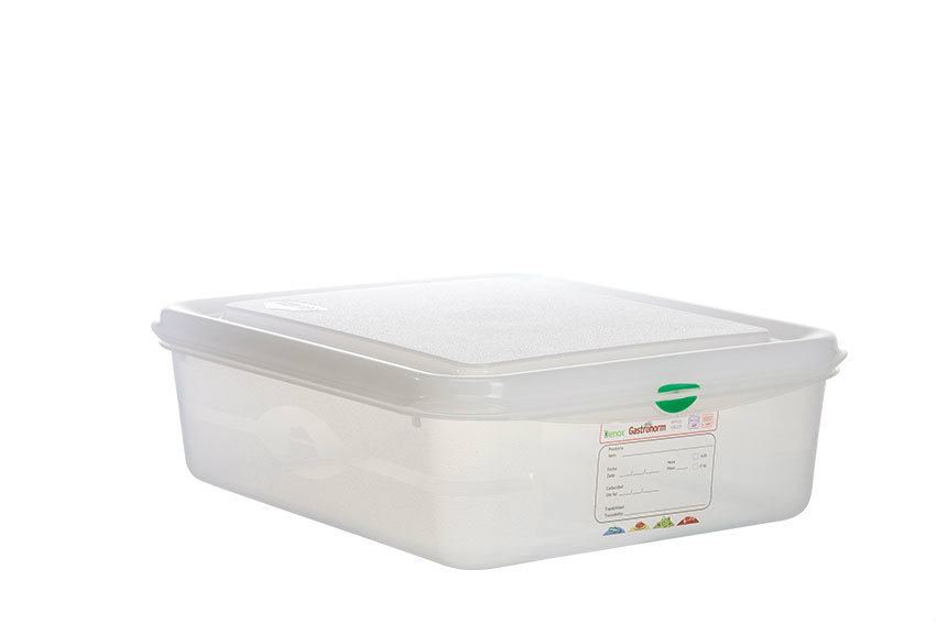 Gastronox 1/2 - 100mm Tiefe - 6,5l - mit Deckel und Clips 