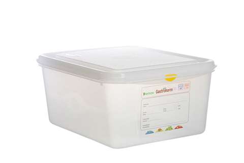 Gastronox 1/2 - 150mm Tiefe - 10l - mit Deckel und Clips