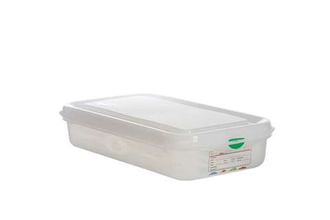 Gastronox 1/3 - profondeur 65mm - 2,5l - couvercle et clips inclus