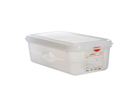 Gastronox 1/3 - profondeur 100mm - 4l - couvercle et clips inclus