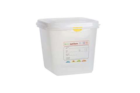 Gastronox 1/6 - 150mm Tiefe - 2,6l - mit Deckel und Clips
