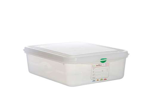 Gastronox 2/3 - profondeur 100mm - 9l - couvercle et clips inclus