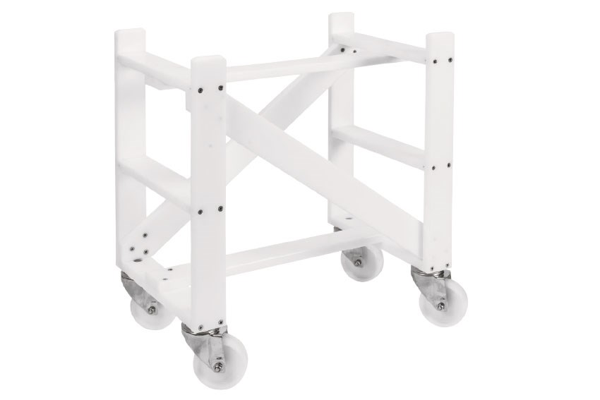 Undercarriage with swivel casters - for hnc-6100 &amp; hnc-6200 