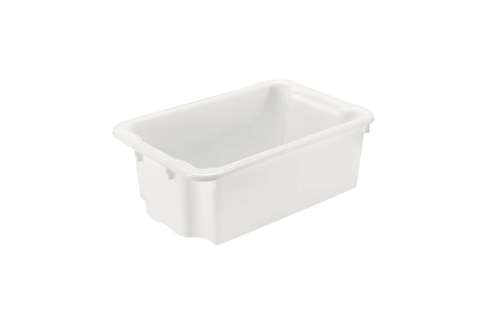 EN bac de transport emboîtables et gerbables 30l - 600x400x220mm - Rota - coins arrondis