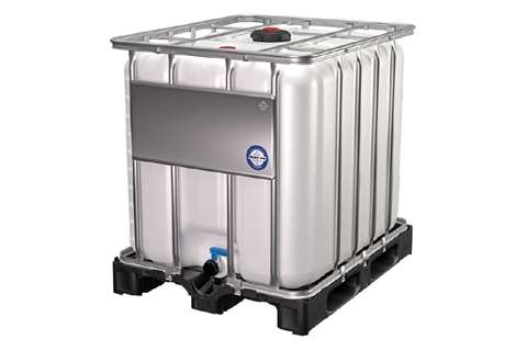1060l IBC Fur Adblue mit Cds Entname - Kunststoff Palette - Einfüllöff. Ø150mm