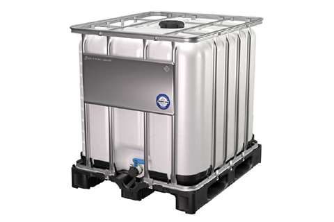 IBC Behälter Un 1000l - 1200x1000x1175mm - Kunststoff Palette - mit Entgaser