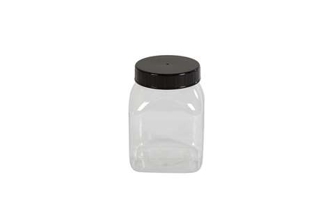 Square container wide opening - 500ml - serie 310 PVC/petg