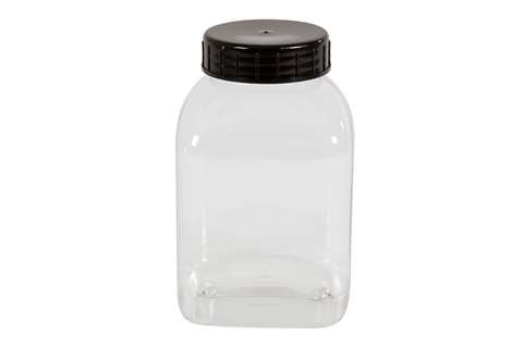 Quadratische Weithalsdose - 2000ml - 310 PVC/petg Series