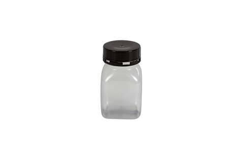 Quadratische Weithalsdose - 200ml - 310 PVC Series-mit Vers. Schraubverschl.