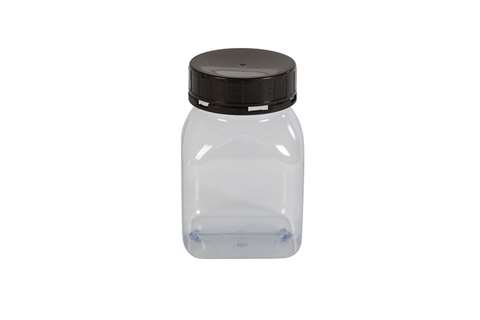 Quadratische Weithalsdose - 500ml - 310 PVC Series-mit Vers. Schraubverschl.