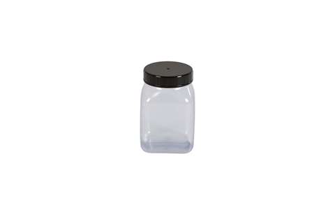 Quadratische Weithalsdose - 200ml - 310 PVC/petg Series