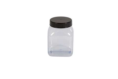Quadratische Weithalsdose - 500ml - 310 PVC/petg Series