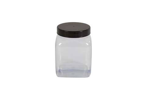 Quadratische Weithalsdose - 750ml - 310 PVC/petg Series