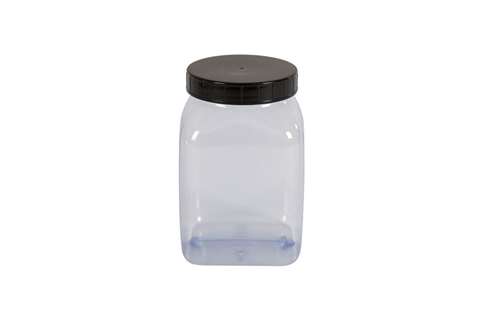 Quadratische Weithalsdose - 1000ml - 310 PVC/petg Series
