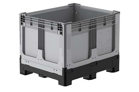 Logifold box 1200x1000x970mm - 855l - fermé - 4 pieds