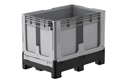 Logifold box 1200x800x953mm - 660l - fermé - 4 pieds
