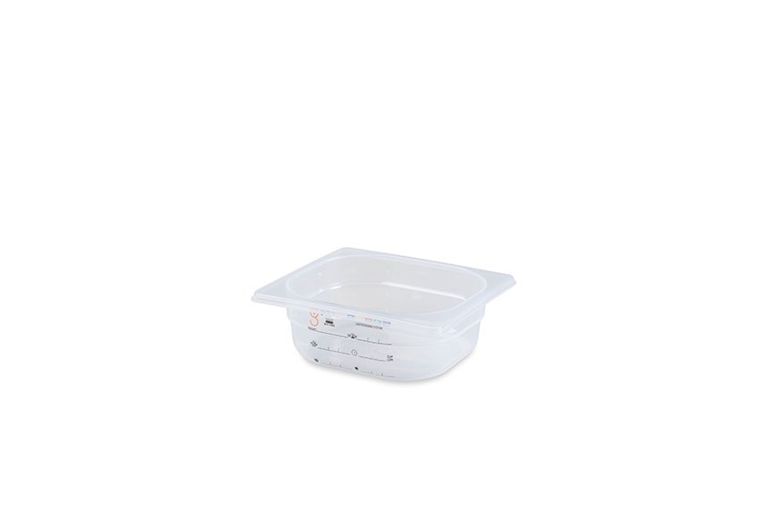 Gastroplus 1/6 - 65mm Tief - 1l - IML-Etikett  - Ohne Deckel 