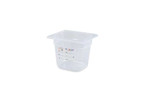 Gastroplus 1/6 - 150mm Tief - 2,3l - IML-Etikett  - Ohne Deckel