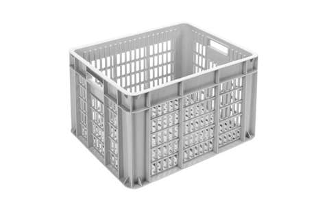 Stapelbare Lagerbehälter Multi 48l - 500x400x330mm - perforierte Wände und Boden