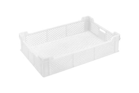 Stapelbare Lagerbehälter Multi 29l - 600x400x150mm - perforierte Wände und Boden