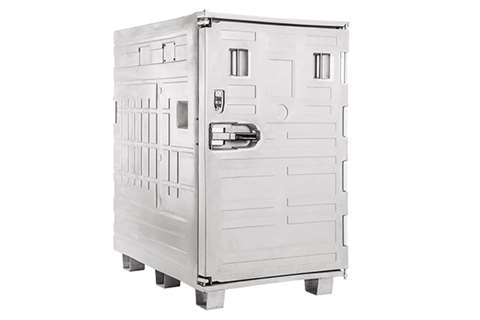 Cargo line isothermal container 1350 l - on palletframe (6 feet)