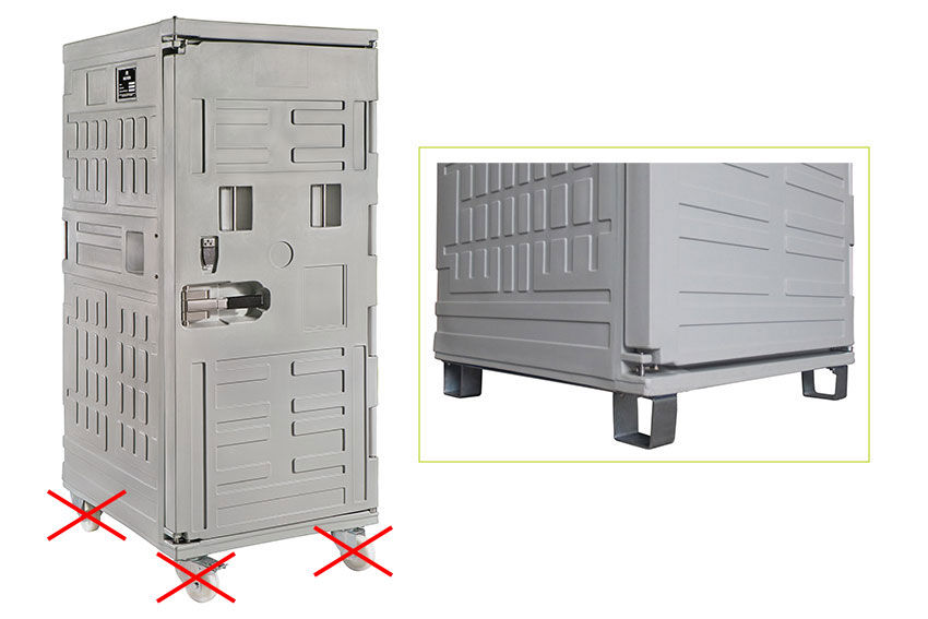 Cargo line conteneur isotherme 775l - sur 4 pieds 