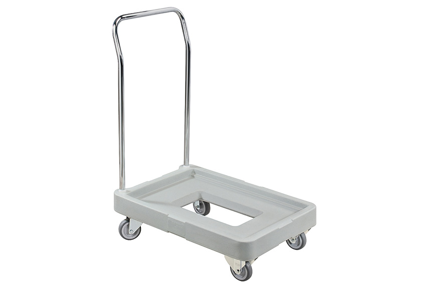 Maxidolly with SS handle - 525x750x965mm - 2 swivel castors + 2 fixed castors 