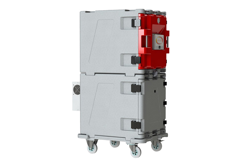 Isothermal container set AF150 digital + Koala 150 - 296l - 998x625x1540mm 