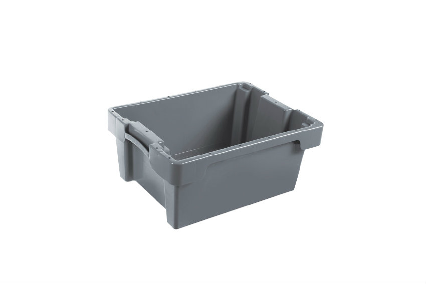 EN Nestable and stackable crate 14l - 400x300x170mm - closed sides and bottom 