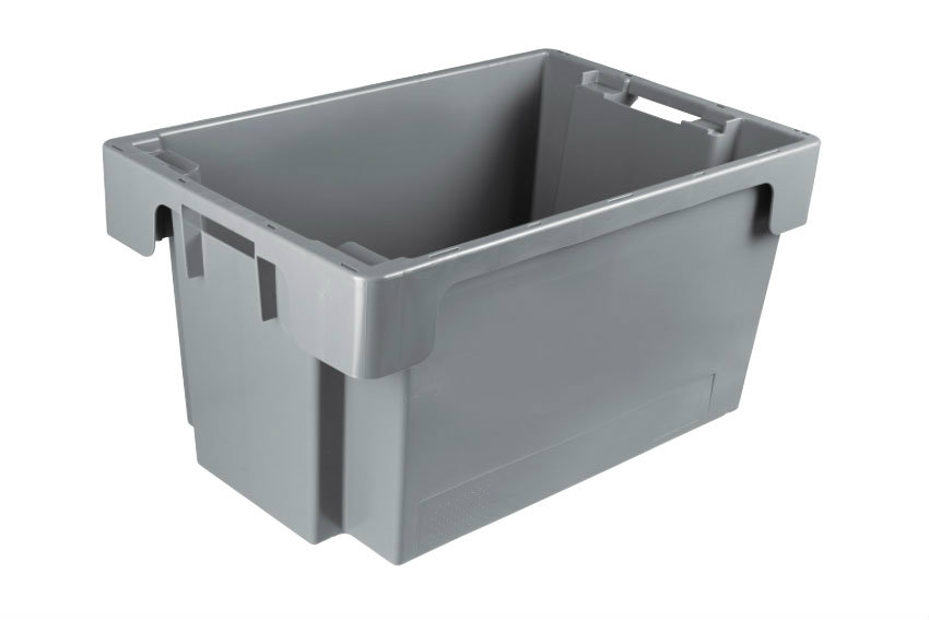 EN Nestable and stackable crate 50l - 600x400x300mm - closed sides and bottom 