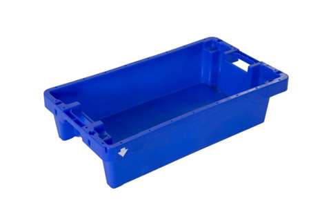 Bac à poissons 35l emboîtable et gerbable - 800x450x190mm - fond de drainage