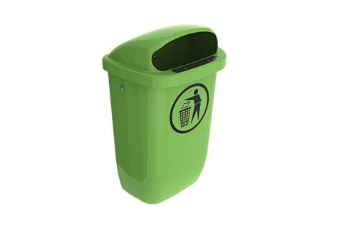 Paperbasket 50 l + key