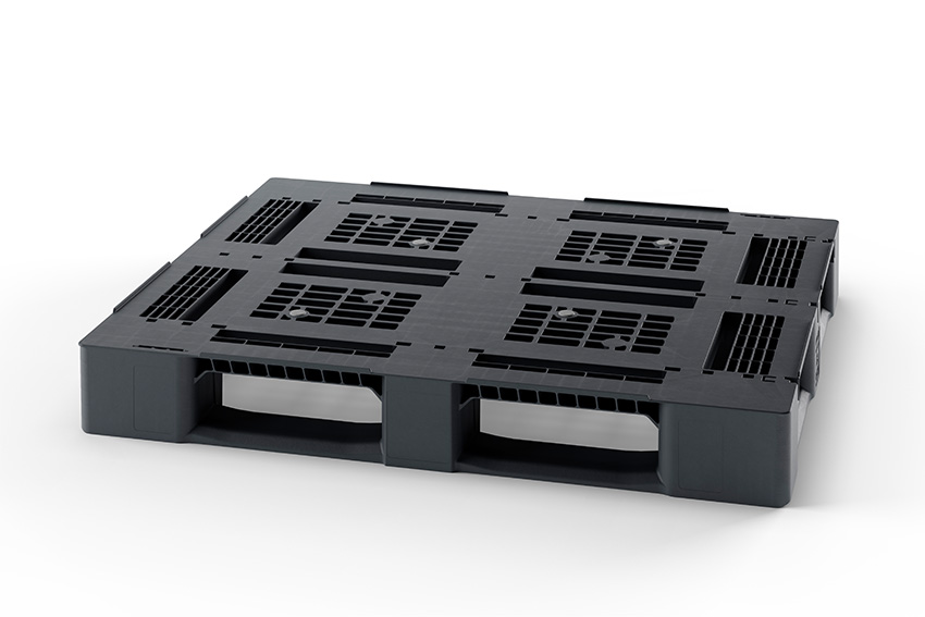 Pallet Classic line - 1200x1000x150mm - open deck - 3 skids - 7mm edge - 2000 kg dynamic capacity 