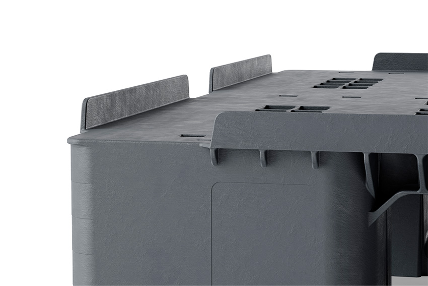 Classic Pallet Eu Alt 1200x800x150mm - 22mm Rand - 3 Kufen - Oberdeck Offen 