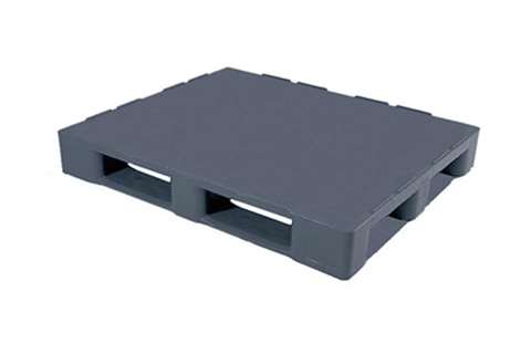 Hygiene pallet - 1200x1000x160 mm - rec - 3 skids - closed deck