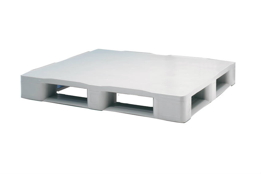 Hygiene Palette - 1200x1000x160mm - 5 Kufen - Oberdeck geschlossen 