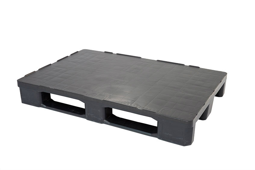 Hygiene pallet 1200x800x157 mm - rec - 3 skids - ultra-hygienic reg 