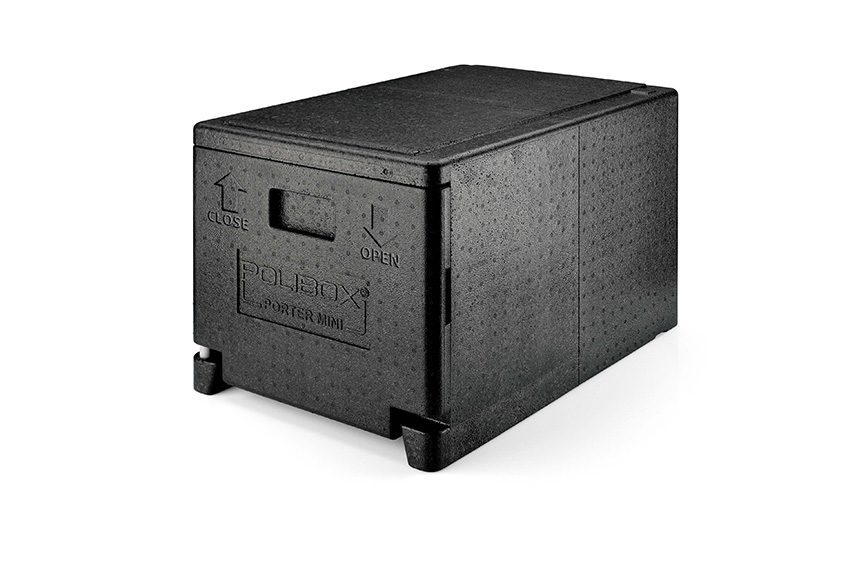 Isothermal cooler box Porter 49l - 605x406x376mm - Polibox Porter Mini 