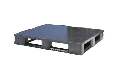 Premium pallet - 1200x1000x155 mm - rec - closed deck - 5 skids - reg