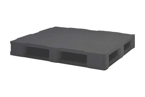 Pool Palette - 1200x1000x160mm - Oberdeck geschlossen - 6 Kufen -recycelt